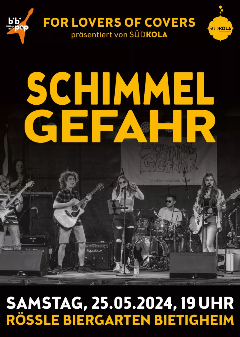 Plakat For Lovers of Covers mit Schimmelgefahr, 25.05.2024