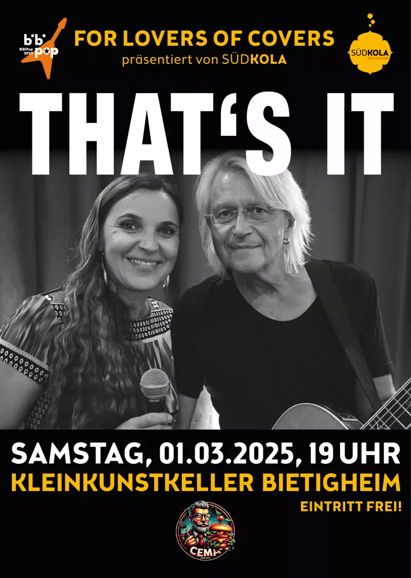 Plakat For Lovers of Covers mit That's It, 01.03.2025