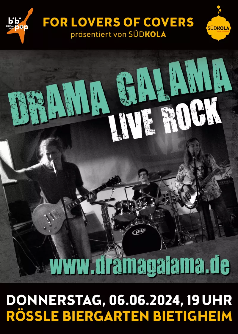 Plakat For Lovers of Covers mit Drama Galama, 06.06.2024