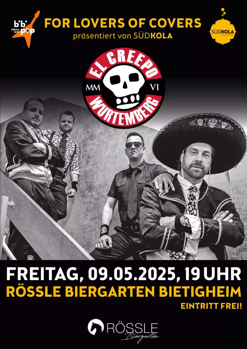 Plakat For Lovers of Covers mit El Creepo, 09.05.2025